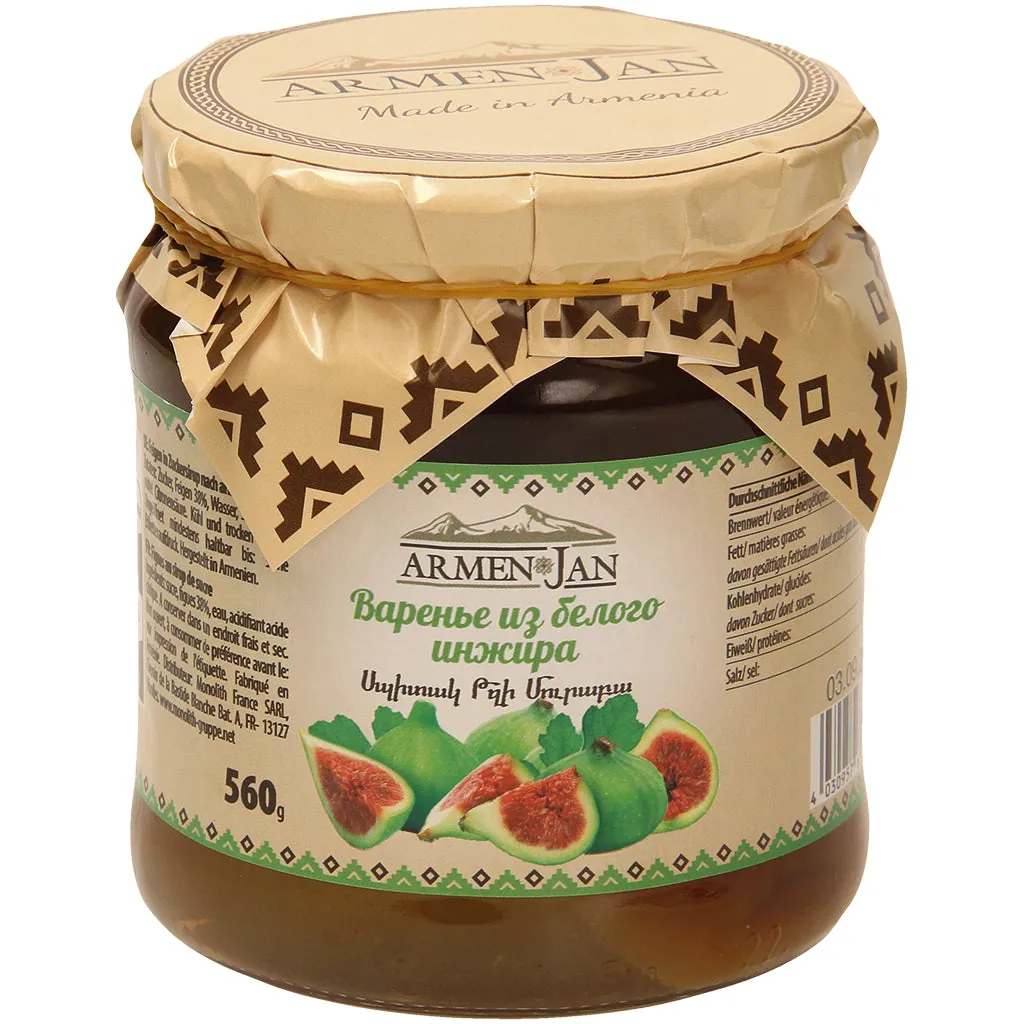 Armenjan Figues au sirop de sucre – fruits entiers fondants en dessert