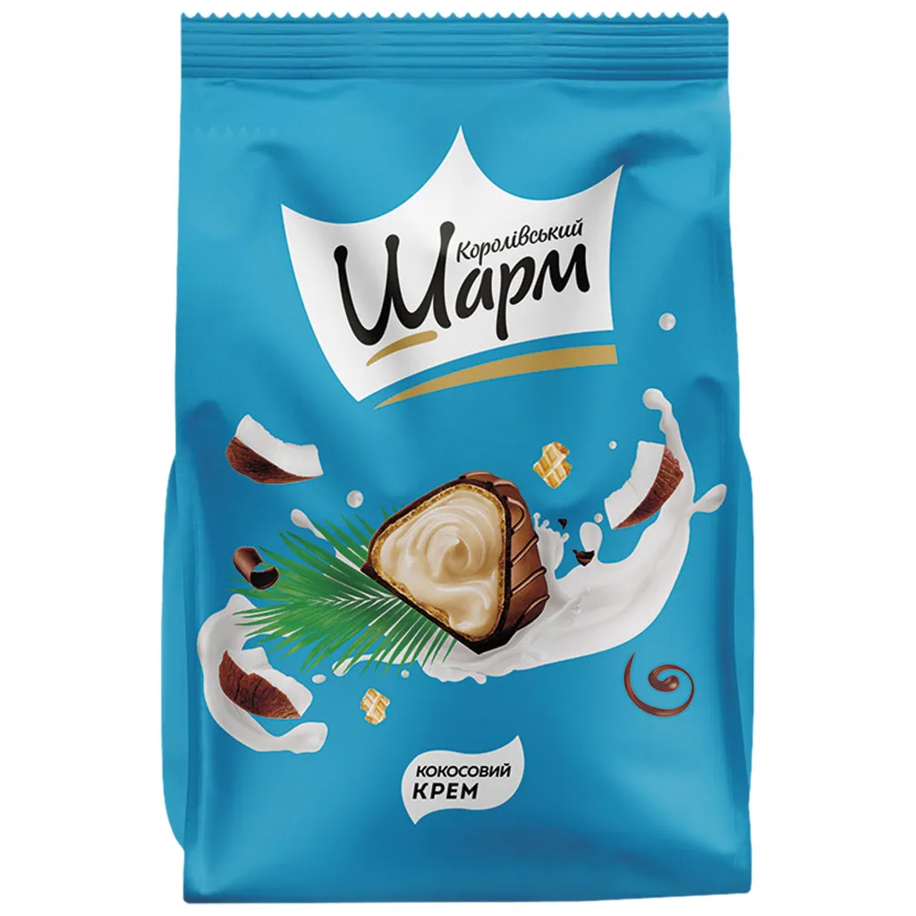 AVK Korolivsky Sharm – gaufrettes coco enrobées de glaçage cacao