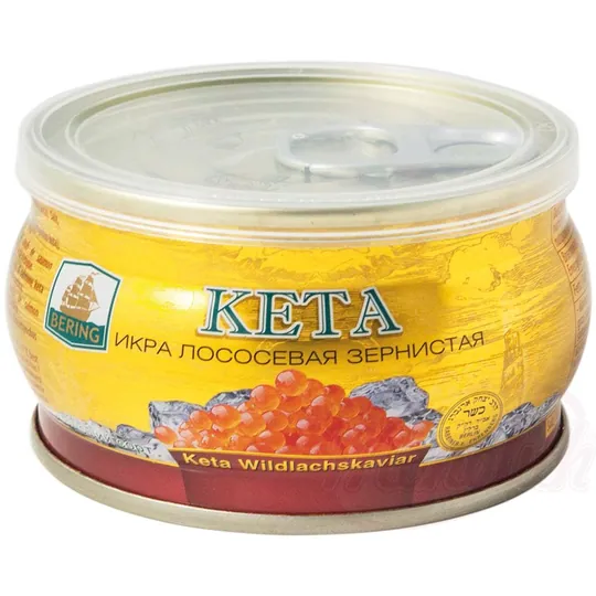 Bering Caviar de saumon Kéta – sauvage, grain large