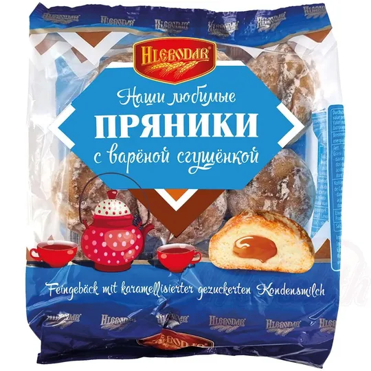 HLEBODAR Prjaniki – cœur au lait concentré sucré caramélisé