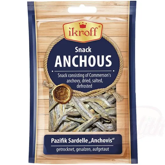IKROFF Anchois du Pacifique – séchés & salés
