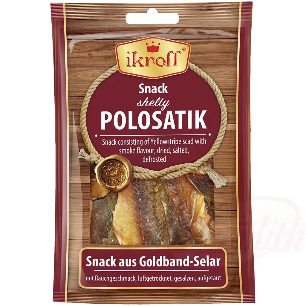 IKROFF Snack de selar à bande dorée – fumé & séché à l’air