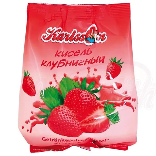 Karlsson Kissel fraise – poudre pour boisson gélifiée, douceur fruitée