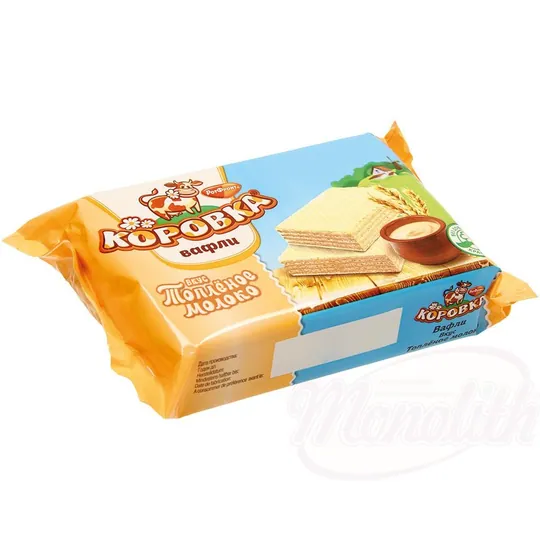Korovka Gaufrettes fourrées – crème au goût de lait