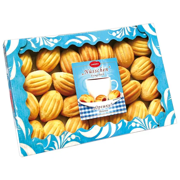 Lakomka Nüsschen – biscuits sablés fourrés au lait concentré sucré