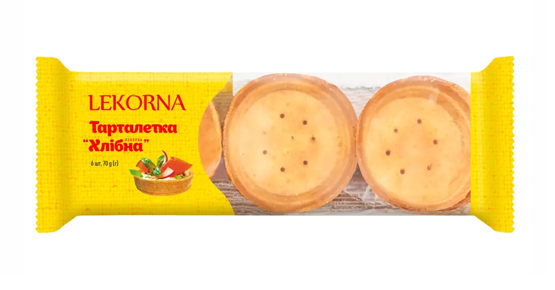 LEKORNA Tartelettes de pâte feuilletée – mini-fonds croustillants prêts à garnir 70 g