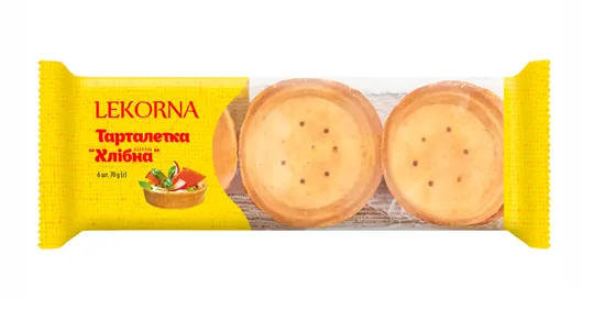 LEKORNA Tartelettes de pâte feuilletée – mini-fonds croustillants prêts à garnir 70 g