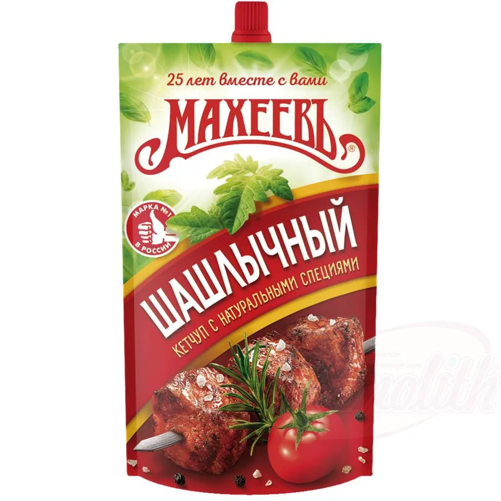 Macheev Ketchup "Schaschlitschnij" – sauce tomate pour shashlik et grillades
