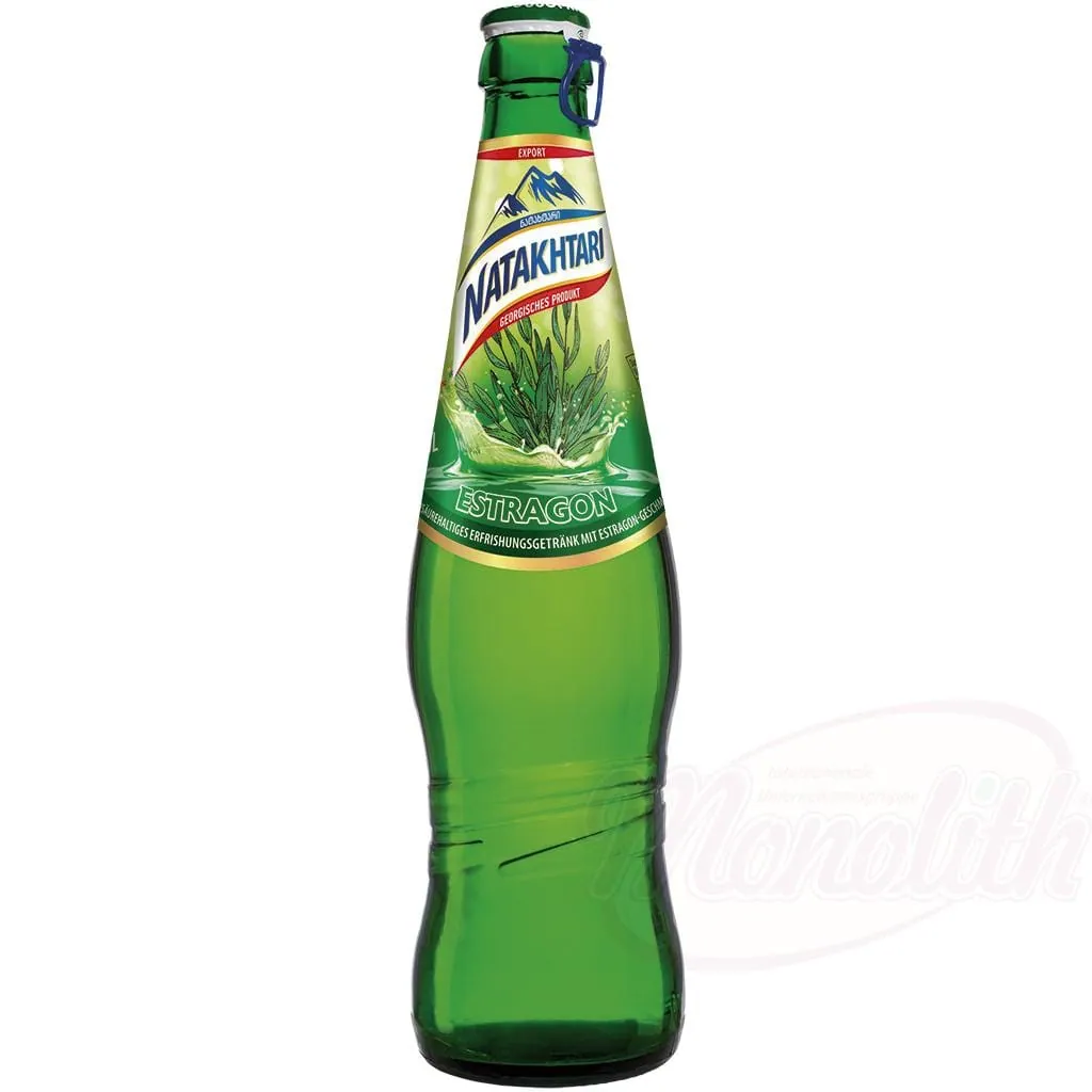 NATAKHTARI Boisson gazeuse à l’estragon – limonade géorgienne, fraîche et herbacée