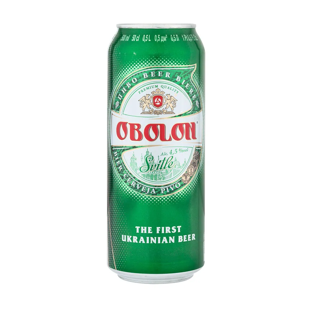 Obolon Blonde Pasteurisée – lager ukrainienne 4,5% vol.