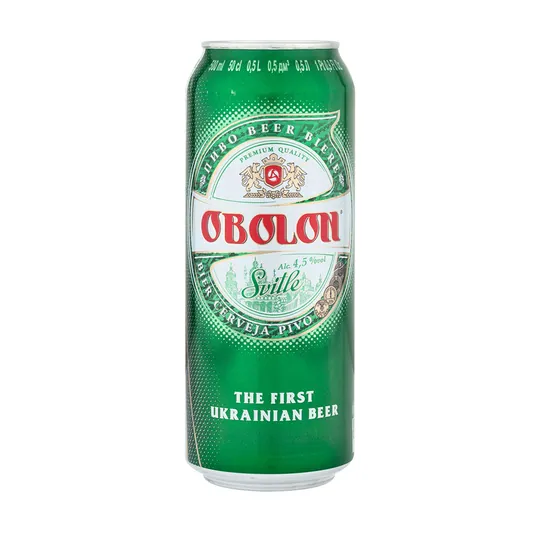 Obolon Blonde Pasteurisée – lager ukrainienne 4,5% vol.