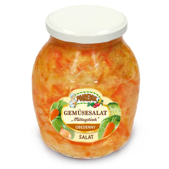 POGREBOK Salade de légumes Déjeuner – chou et carottes marinés, prêts à servir, 830 g
