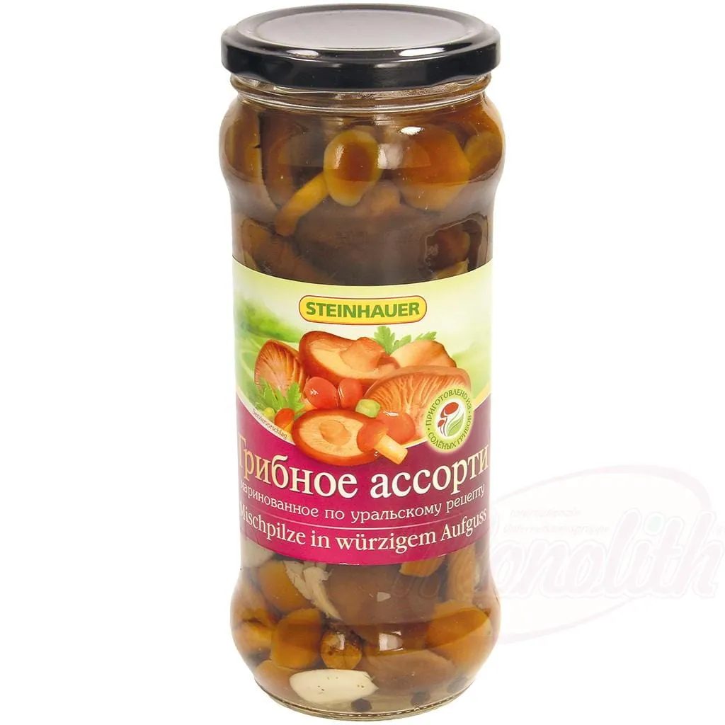 Steinhauer Champignons mixtes – infusion épicée, ail & laurier