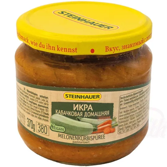 Steinhauer Purée de courgettes "Domaschnaja" – recette maison pasteurisée
