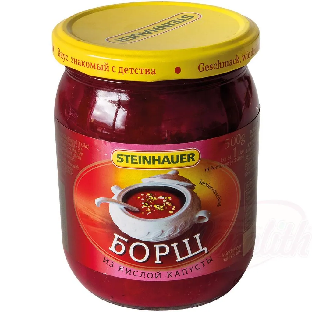 Steinhauer Soupe "Borchtch" à la choucroute – betterave généreuse, acidité maîtrisée