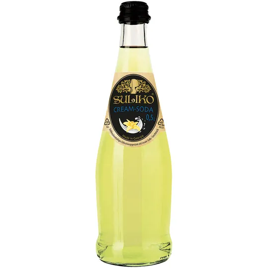 SULIKO Cream-Soda – boisson gazeuse douce et vanillée 0,5 L