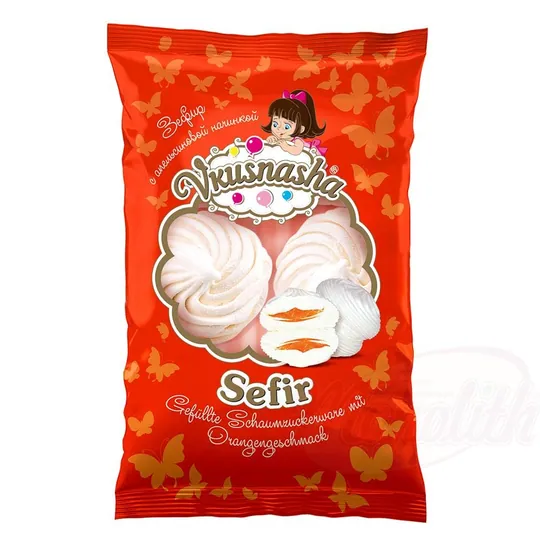 Vkusnasha "Sefir" – guimauves fourrées à l’orange