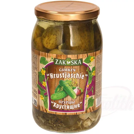 Zakuska Concombres marinés "Hrustjaschie" – croquants, aneth & ail
