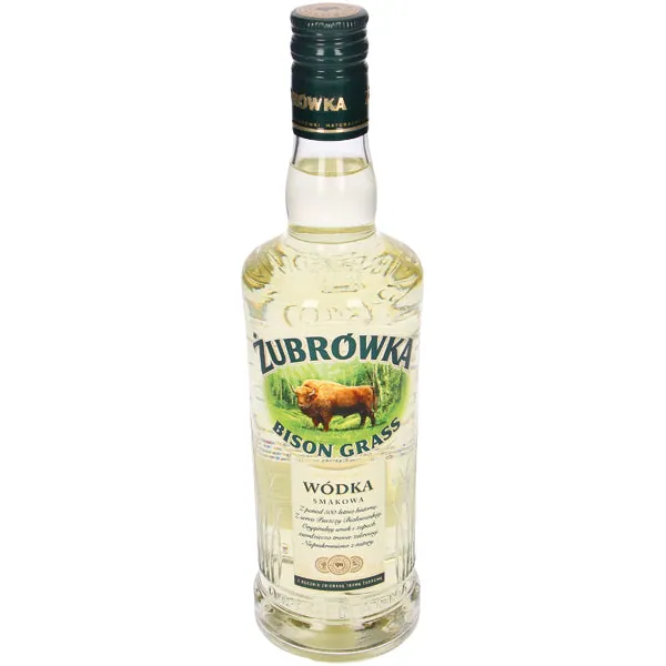 Zubrówka Vodka à l’herbe de bison 37,5% – vodka polonaise aromatique, note végétale
